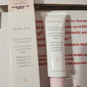 Mary Kay FULL coverage BEIGE 305 Liquid Foundation 1 OZ PINK CAP